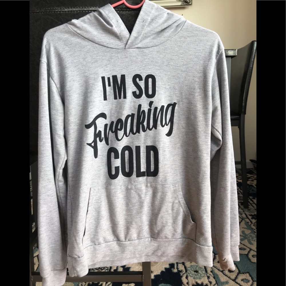 Grey hoodie